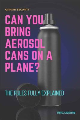 Can You Take Aerosol Spray on a Plane? And Why Does It Feel Like a Philosophical Question?